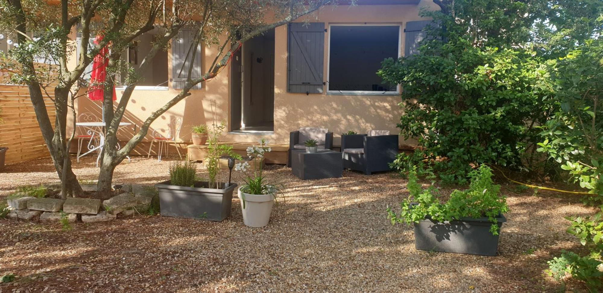 Ferienwohnung La Vigne Et L'Olivier Villeneuve-lès-Avignon Exterior foto